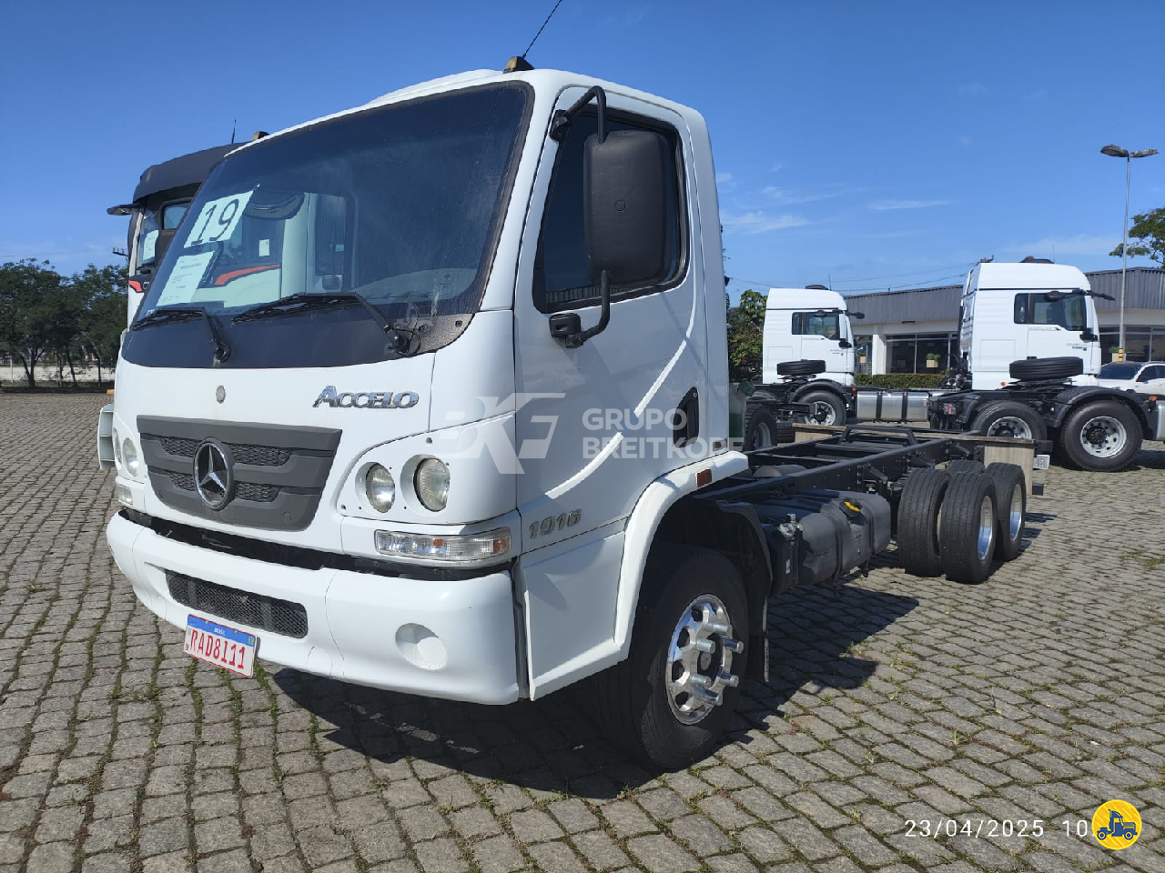 CAMINHAO MERCEDES-BENZ MB 1016 Chassis 3/4 6x2 Breitkopf Caminhões - VW ITAJAI SANTA CATARINA SC
